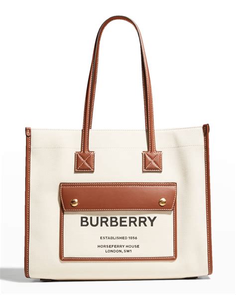 burberry white tote bag|Burberry tote bag outlet.